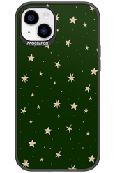 Forest Green Stars - Apple iPhone 15 Plus