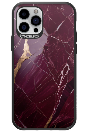 Burgundy Marble - Apple iPhone 12 Pro