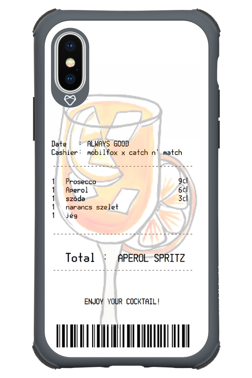 aperol spritz koktél - Apple iPhone XS