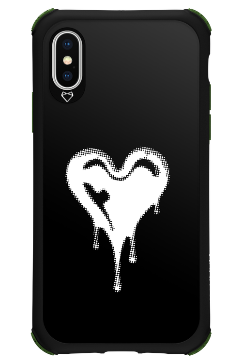 Heart Black - Apple iPhone X