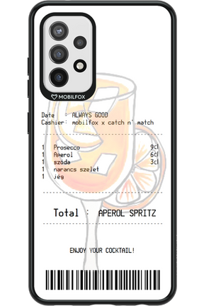 aperol spritz koktél - Samsung Galaxy A72