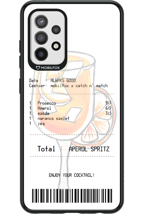 aperol spritz koktél - Samsung Galaxy A72