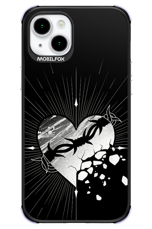 Fehér Szív - Apple iPhone 15 Plus