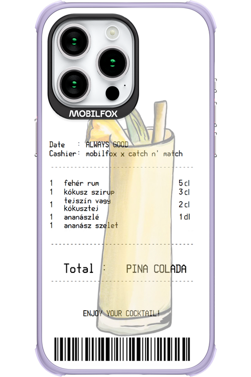 pina colada koktél - Apple iPhone 15 Pro Max