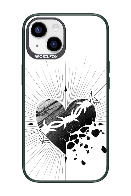 Fekete Szív - Apple iPhone 14