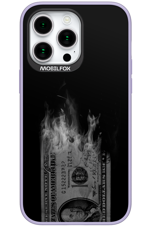 Money Burn B&W 2.0 - Apple iPhone 15 Pro Max