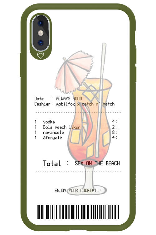 sex on the beach koktél - Apple iPhone XS Max