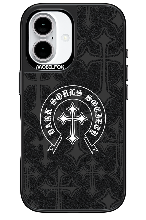 Dark Souls Society (Leather) - Apple iPhone 16