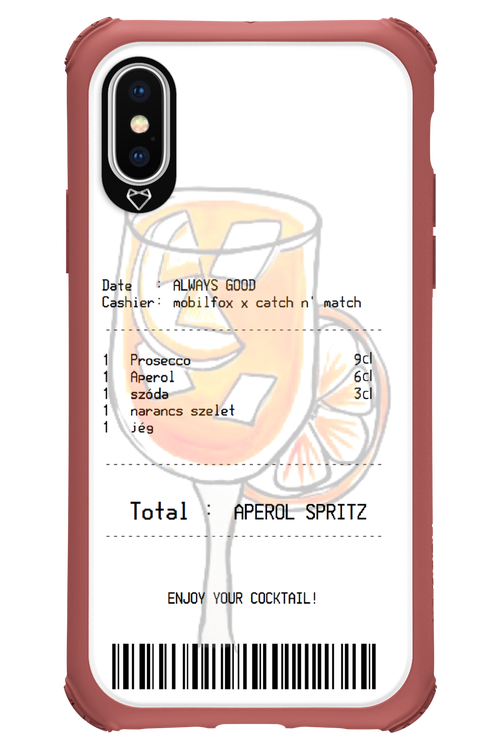 aperol spritz koktél - Apple iPhone X