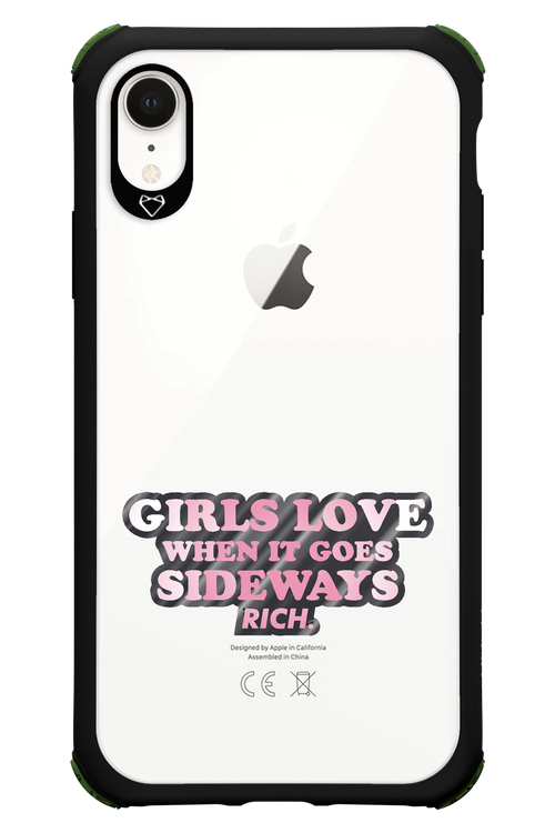 When it goes sideways - Apple iPhone XR