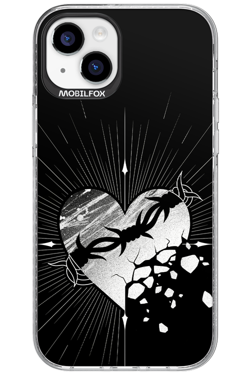 Fehér Szív - Apple iPhone 15 Plus