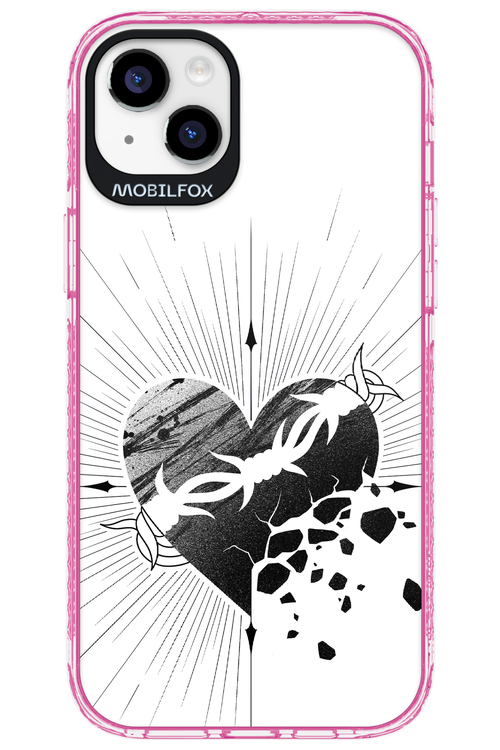 Fekete Szív - Apple iPhone 14 Plus