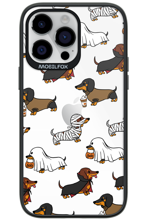 Scary Dachshund (Transparent) - Apple iPhone 14 Pro Max