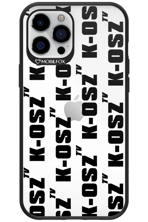 K-osz Transparent Black - Apple iPhone 12 Pro Max