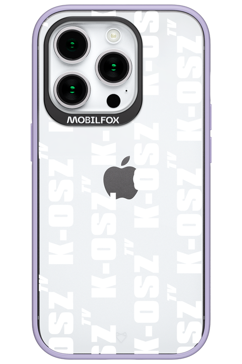 K-osz Transparent White - Apple iPhone 15 Pro