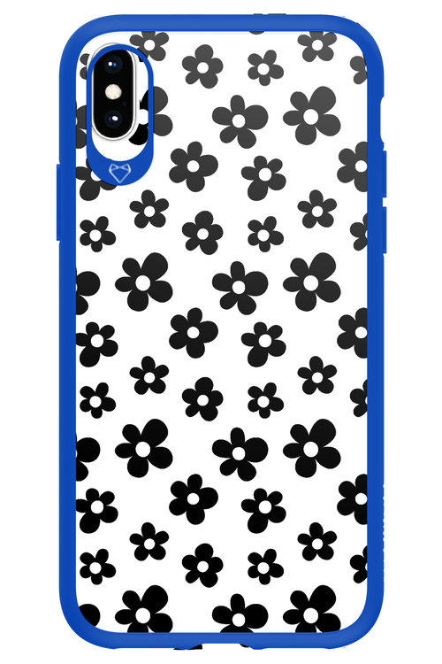 Monochrome Flowers  - Apple iPhone XS
