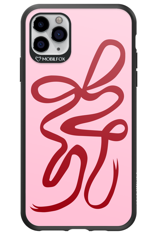 Burgundy Bow - Apple iPhone 11 Pro Max