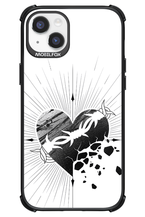 Fekete Szív - Apple iPhone 14 Plus
