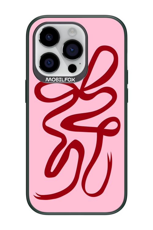 Burgundy Bow - Apple iPhone 14 Pro