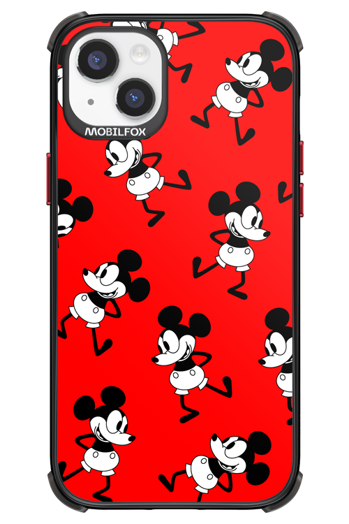 Iconic Mouse (red pattern) - Apple iPhone 14 Plus