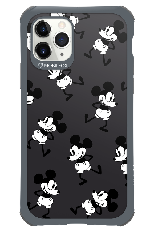 Iconic Mouse (antracite pattern) - Apple iPhone 11 Pro