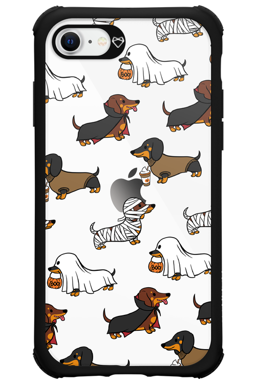 Scary Dachshund (Transparent) - Apple iPhone SE 2022