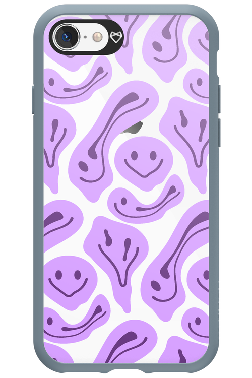 Fluid Smiley Purple - Apple iPhone 8