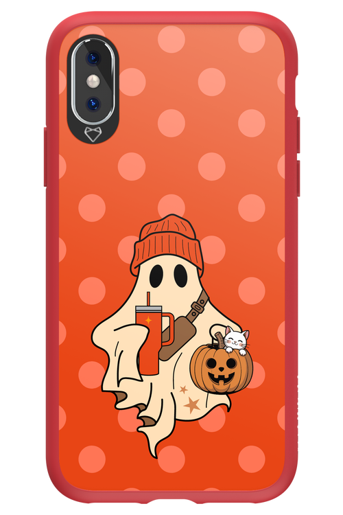 Ghost Girl (Orange) - Apple iPhone X