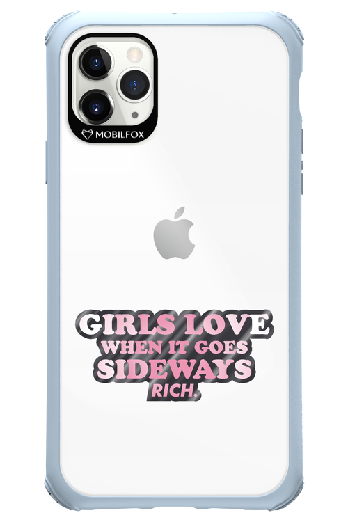 When it goes sideways - Apple iPhone 11 Pro Max