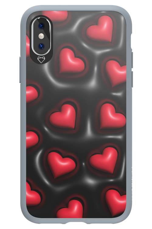 Hearts in love - Apple iPhone X