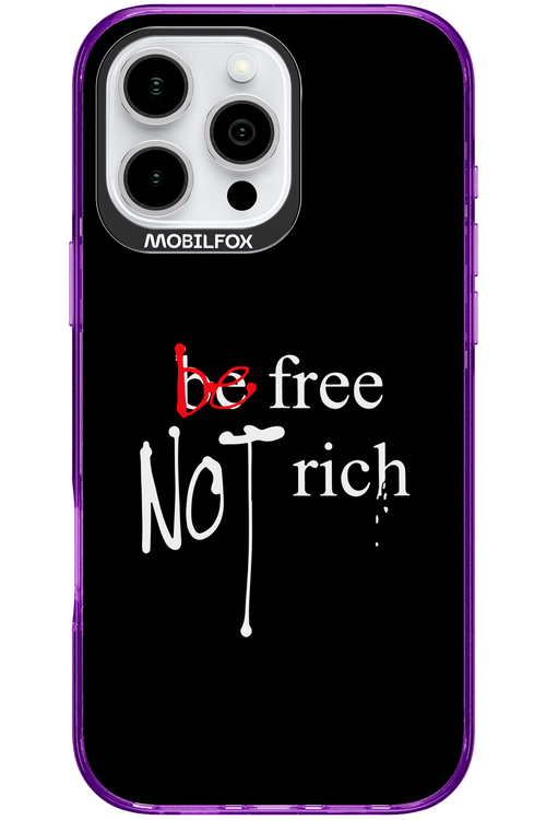 Be Free Black - Apple iPhone 16 Pro Max
