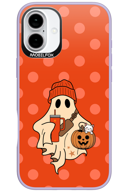 Ghost Girl (Orange) - Apple iPhone 16 Plus