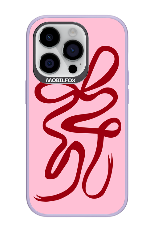 Burgundy Bow - Apple iPhone 14 Pro