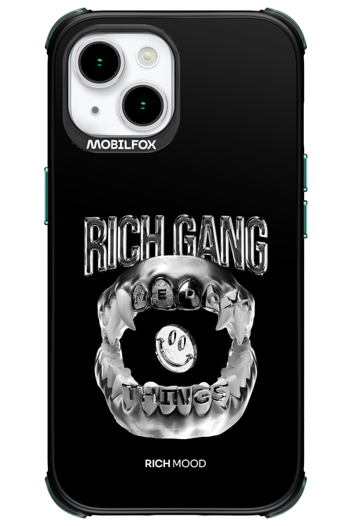 Rich Gang Silver - Apple iPhone 15