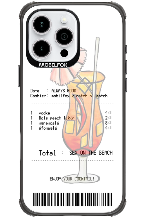 sex on the beach koktél - Apple iPhone 16 Pro Max