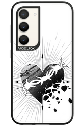 Fekete Szív - Samsung Galaxy S23