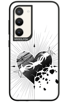 Fekete Szív - Samsung Galaxy S23