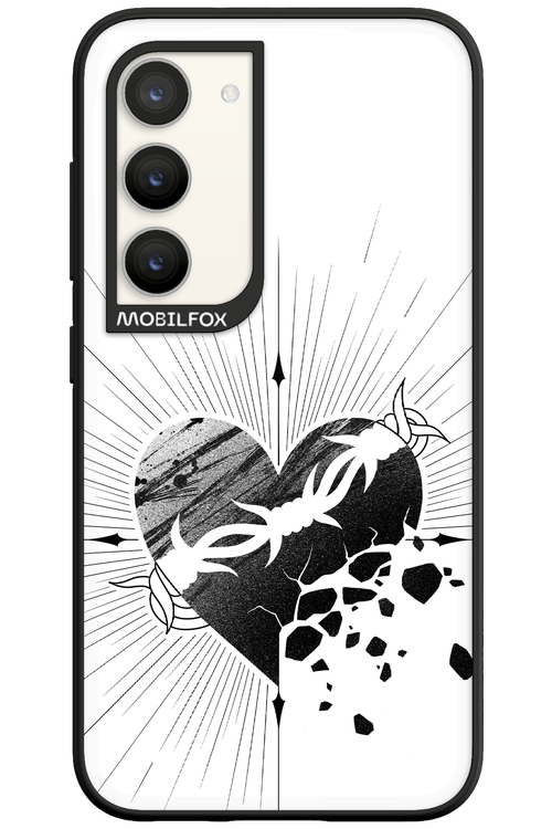 Fekete Szív - Samsung Galaxy S23