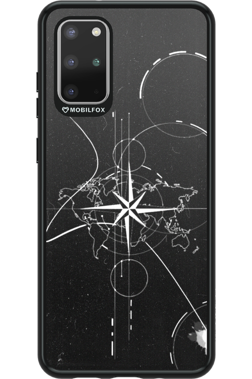 World Traveler Black - Samsung Galaxy S20+