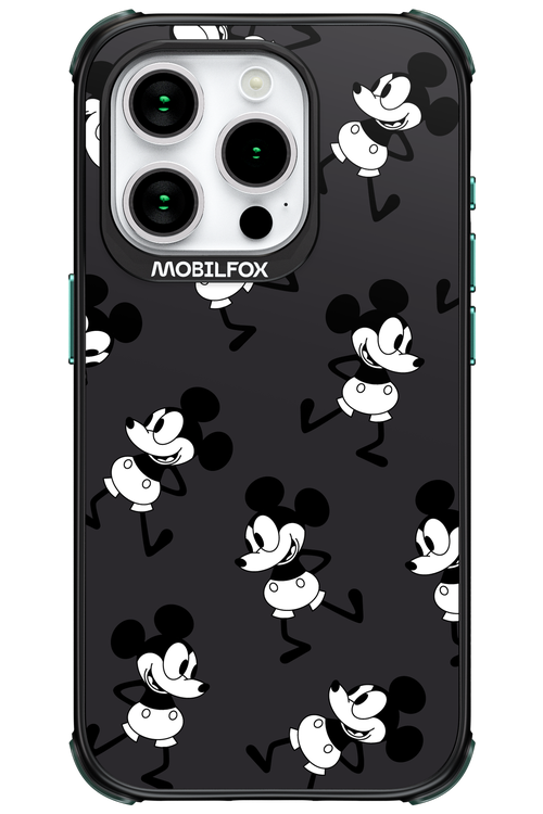 Iconic Mouse (antracite pattern) - Apple iPhone 15 Pro