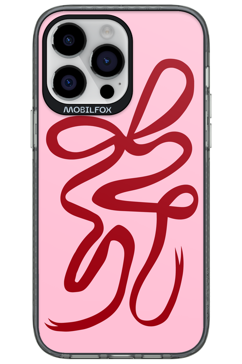 Burgundy Bow - Apple iPhone 14 Pro Max