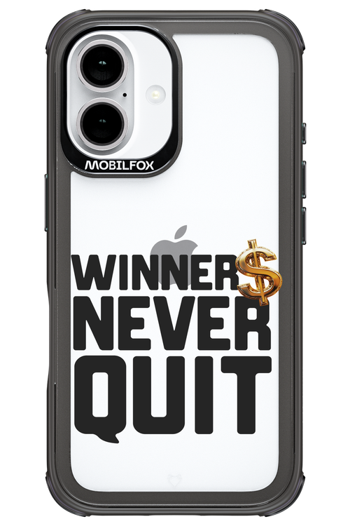 Winners Never Quit - Apple iPhone 16