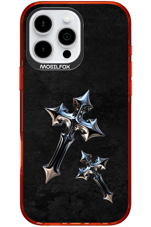 Chrome Crosses - Apple iPhone 16 Pro Max