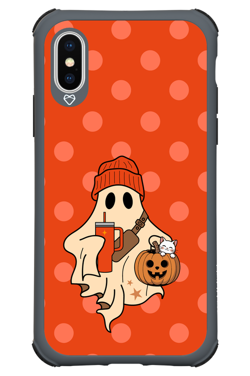 Ghost Girl (Orange) - Apple iPhone X