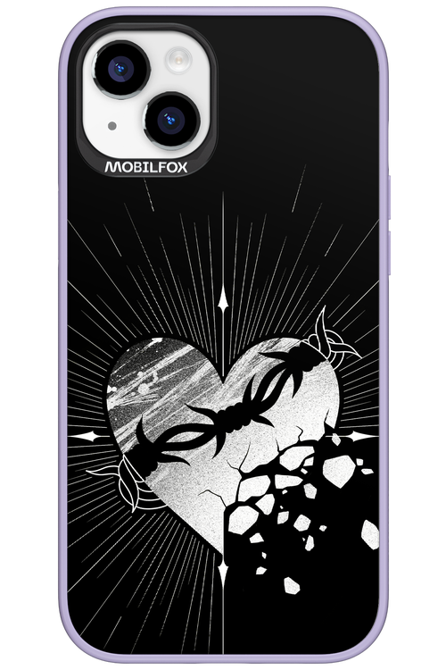 Fehér Szív - Apple iPhone 15 Plus