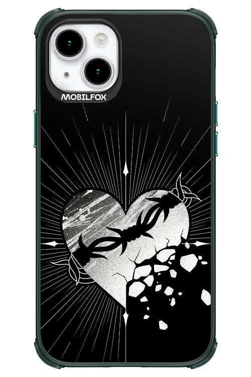 Fehér Szív - Apple iPhone 15 Plus