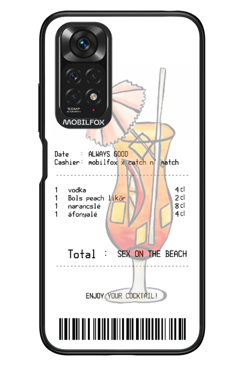 sex on the beach koktél - Xiaomi Redmi Note 11/11S 4G