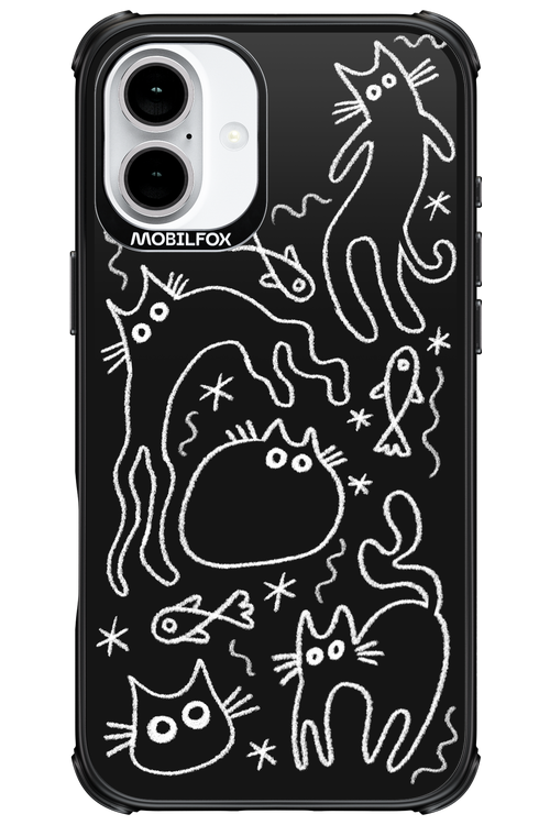 CHALK_CATS 2.0 - Apple iPhone 16 Plus