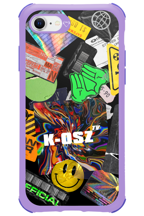 K-osz Sticker Black - Apple iPhone 7