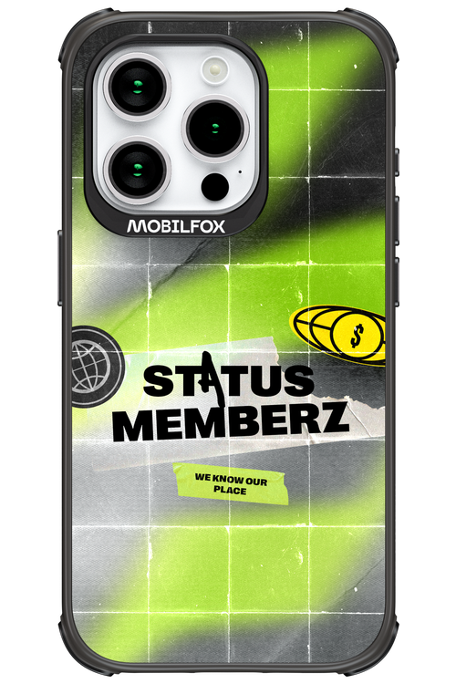 Status Memberz - Apple iPhone 15 Pro